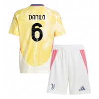 Juventus Danilo Luiz #6 Bortadräkt Barn 2024-25 Kortärmad (+ Korta byxor)